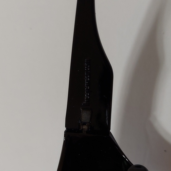 NWOT Jet Black Wraparound Unisex Sunglasses With Dark Grey Lens - Picture 7 of 9